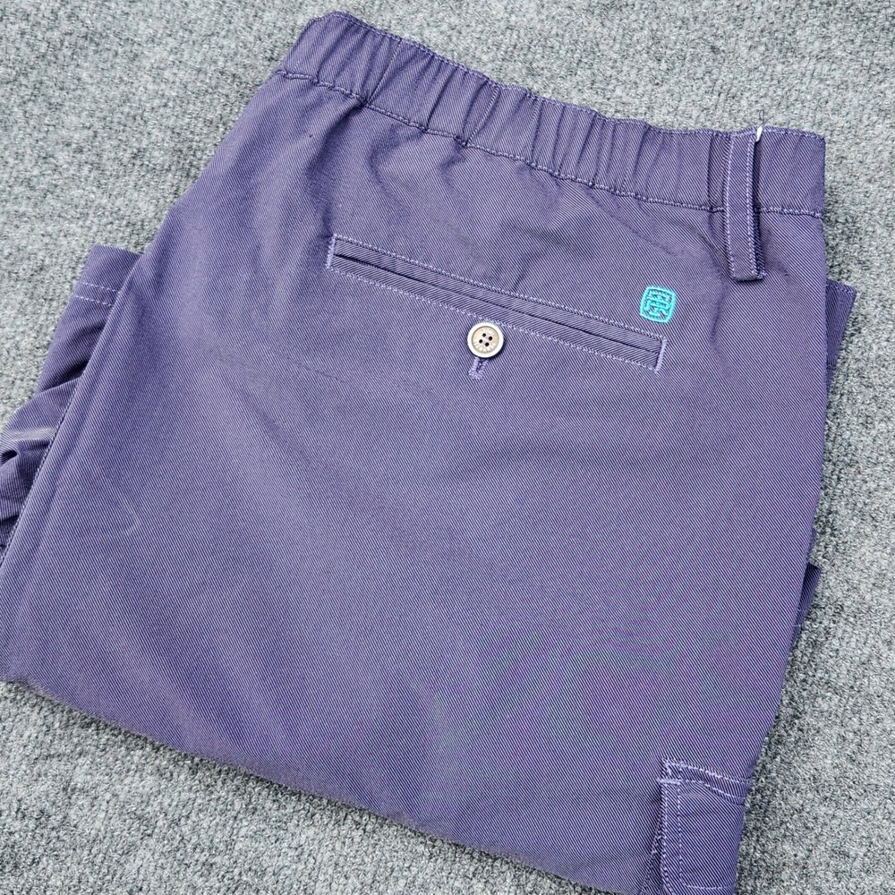 Tori Richard Men 42 Navy Blue Performance Cargo Shorts Stretch‎ Golf Travel